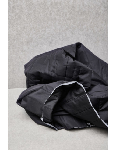 Tessuto trapuntato idrorepellente Strip - Nero