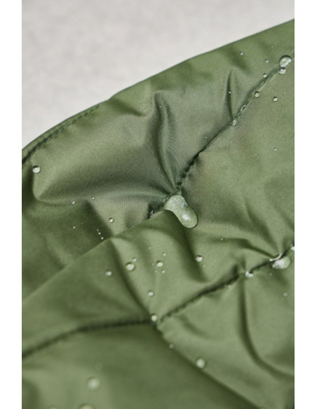 Tessuto trapuntato idrorepellente Strip - Kaki