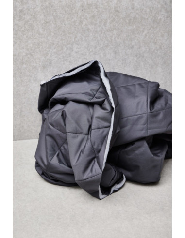 Tessuto trapuntato idrorepellente Gem - Grigio tempesta