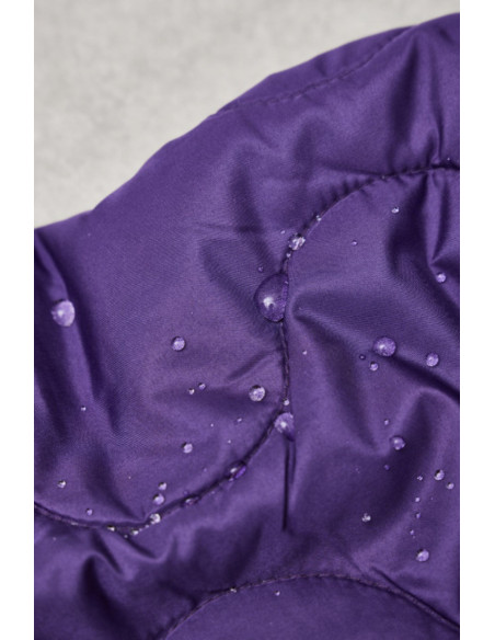 Tessuto trapuntato idrorepellente Wave - Viola