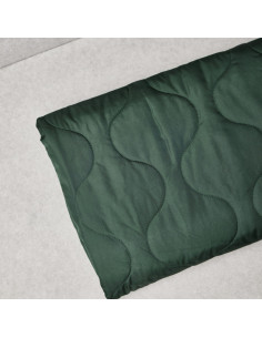 Tessuto trapuntato idrorepellente Wave - Verde bottiglia