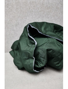 Tessuto trapuntato idrorepellente Wave - Verde bottiglia 2