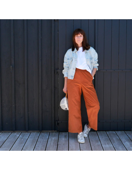 Modello di pantaloni e pantaloncini Singapore - Ikatee