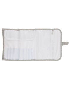 Astuccio per uncinetti Tulip - Argento glitterato 2