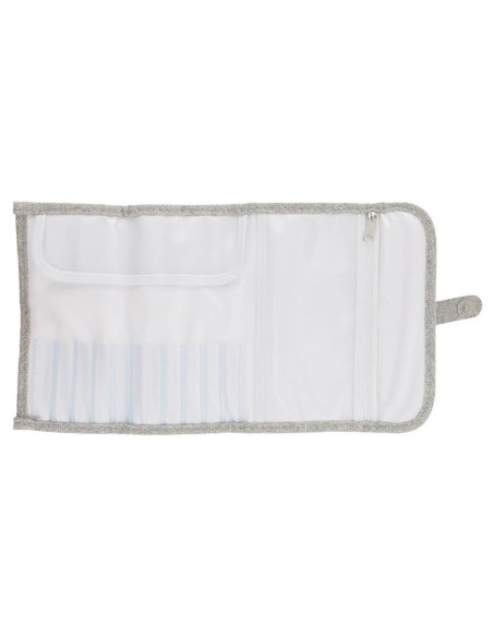 Astuccio per uncinetti Tulip - Argento glitterato