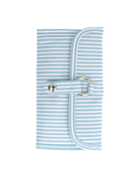 Astuccio per uncinetti Tulip - Azzurro a righe