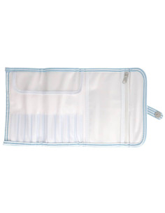 Astuccio per uncinetti Tulip - Azzurro a righe 2