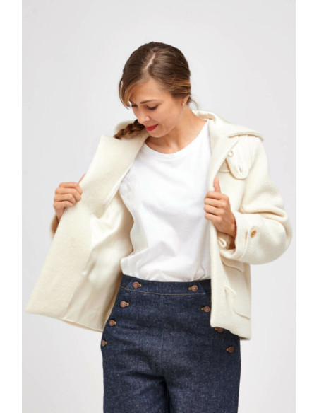 Modello di cappotto duffle coat Rê - I am patterns