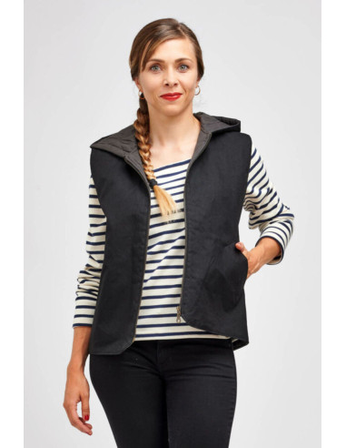Modello di gilet senza maniche Hathor - I am patterns