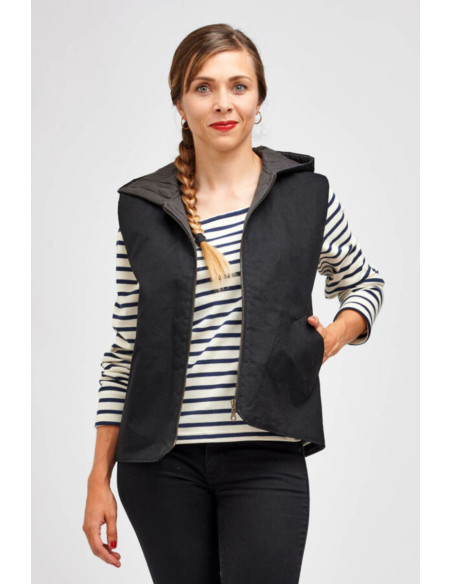 Modello di gilet senza maniche Hathor - I am patterns