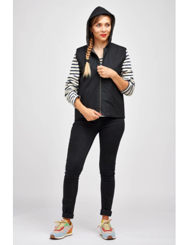 Modello di gilet senza maniche Hathor - I am patterns