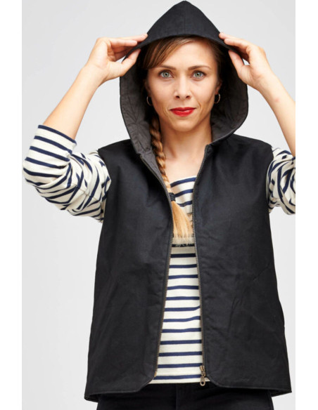 Modello di gilet senza maniche Hathor - I am patterns