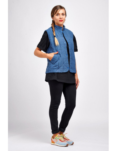 Modello di gilet senza maniche Hathor - I am patterns