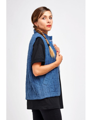 Modello di gilet senza maniche Hathor - I am patterns