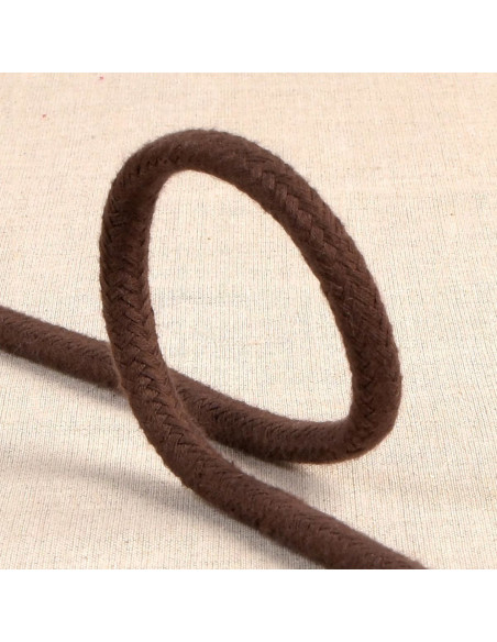 Cordone intrecciato - Marrone scuro