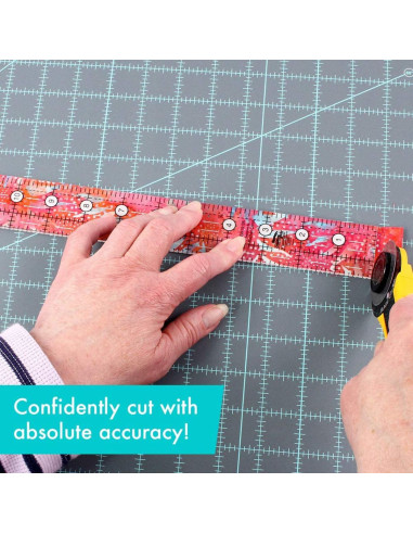 Righello rettangolare per quilting 1.5" x 12.5" Creative Grids