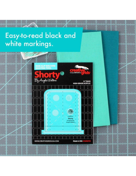 Righello Shorty Machine Quilting Tool Creative Grids