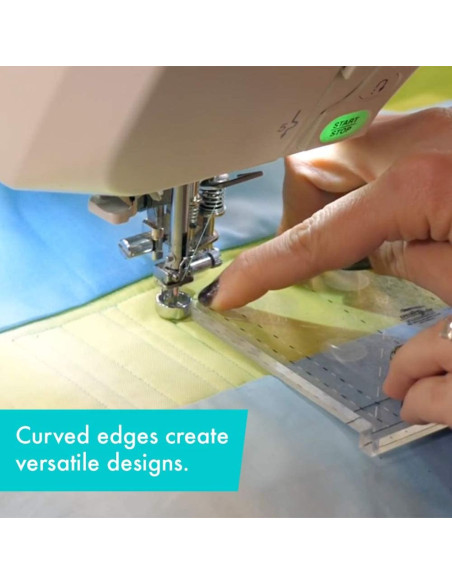 Righello Shorty Machine Quilting Tool Creative Grids