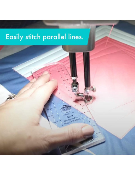 Righello Slim Machine Quilting Tool Creative Grids