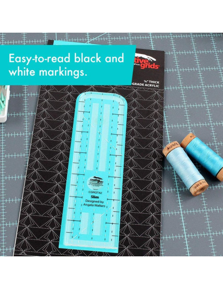 Righello Slim Machine Quilting Tool Creative Grids