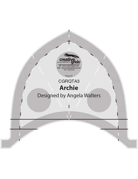 Regola Archie Strumento per Quilting a Macchina Creative Grids