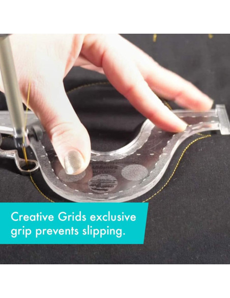 Righello Squiggy Machine Quilting Tool Creative Grids