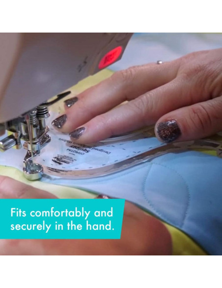 Righello Squiggy Machine Quilting Tool Creative Grids