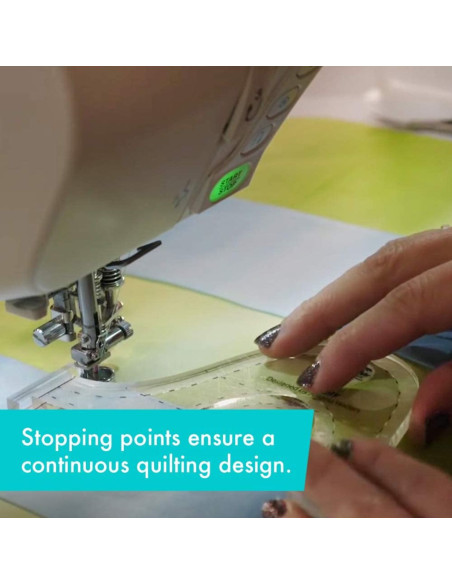 Righello Squiggy Machine Quilting Tool Creative Grids