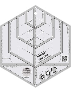 Regola esagonale Trim Tool Creative Grids