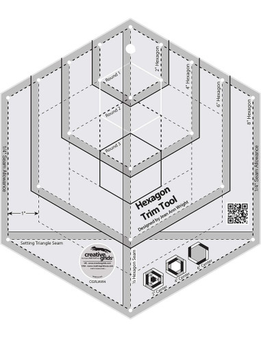 Regola esagonale Trim Tool Creative Grids