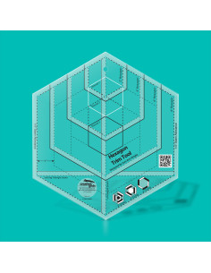 Regola esagonale Trim Tool Creative Grids 2