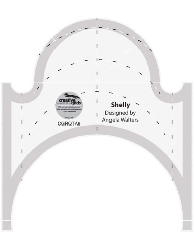 Righello Shelly Machine Quilting Tool Creative Grids