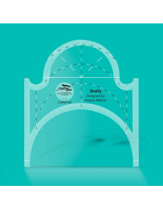 Righello Shelly Machine Quilting Tool Creative Grids 2