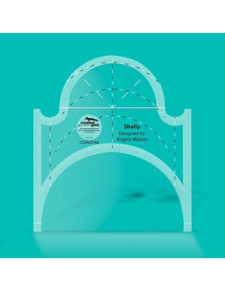 Righello Shelly Machine Quilting Tool Creative Grids