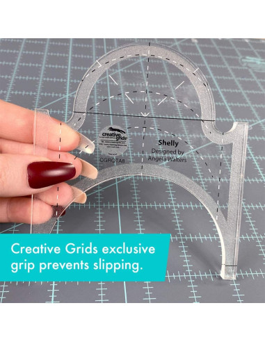 Righello Shelly Machine Quilting Tool Creative Grids