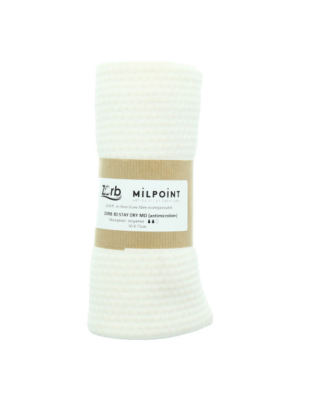 Taglio di tessuto assorbente medio Zorb 3D Stay Dry antimicrobico 50 x 75 cm - Naturale