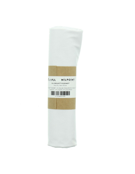 Taglio di tessuto PUL impermeabile 50 x 70 cm - Bianco