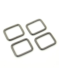 Set di 4 anelli quadrati - Canne di fucile 25,4 mm
