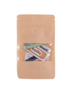 Set di 5 etichette tessute - Assortimento Friendly 2