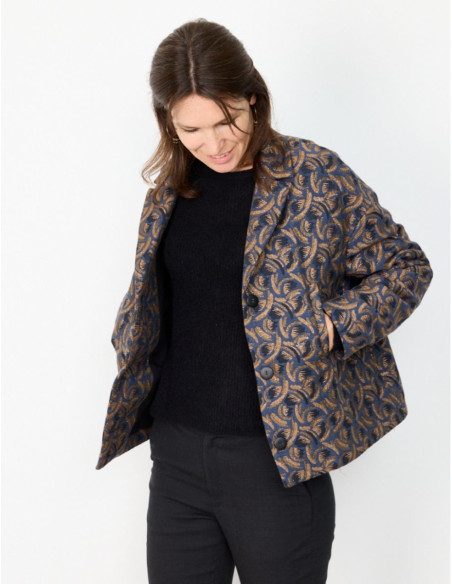 Cartamodello per cappotto o giacca oversize Flow - Atelier Scämmit