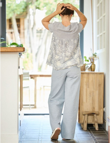 Modello di pantaloni larghi California - Atelier Scämmit