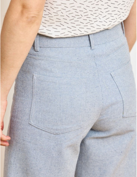 Modello di pantaloni larghi California - Atelier Scämmit
