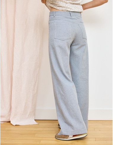 Modello di pantaloni larghi California - Atelier Scämmit