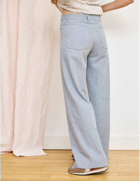 Modello di pantaloni larghi California - Atelier Scämmit