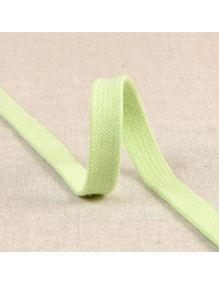Cordone intrecciato piatto per felpa - Verde Nilo