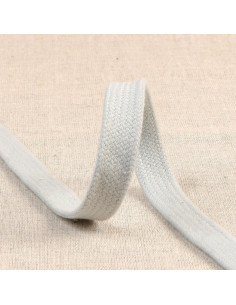 Cordone intrecciato piatto per felpa - Grigio chiaro