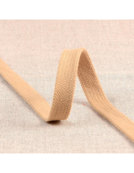 Cordone intrecciato piatto per felpa - Beige