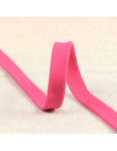 Cordone intrecciato piatto per felpa - Fucsia