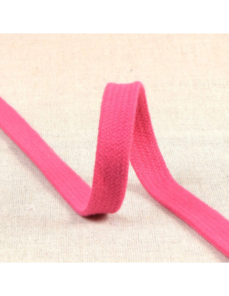 Cordone intrecciato piatto per felpa - Fucsia