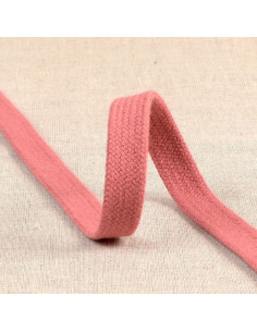 Cordone intrecciato piatto per felpa - Rosa antico